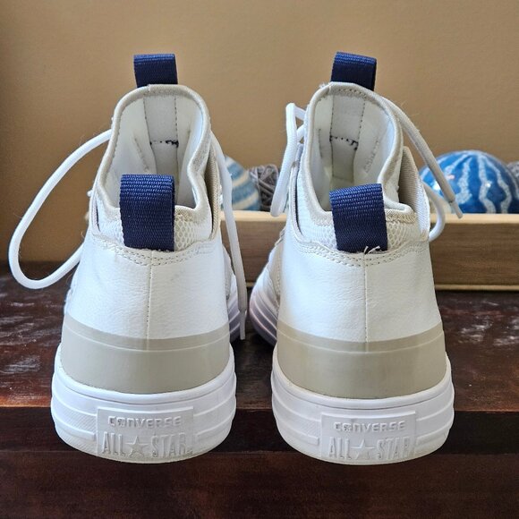 Converse Mens CTAS Ultra Ox Sneakers, White Blue, Sz 13 - Picture 5 of 16